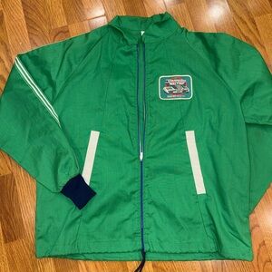 Darrell Waltrip Racing Green Windbreaker Jacket